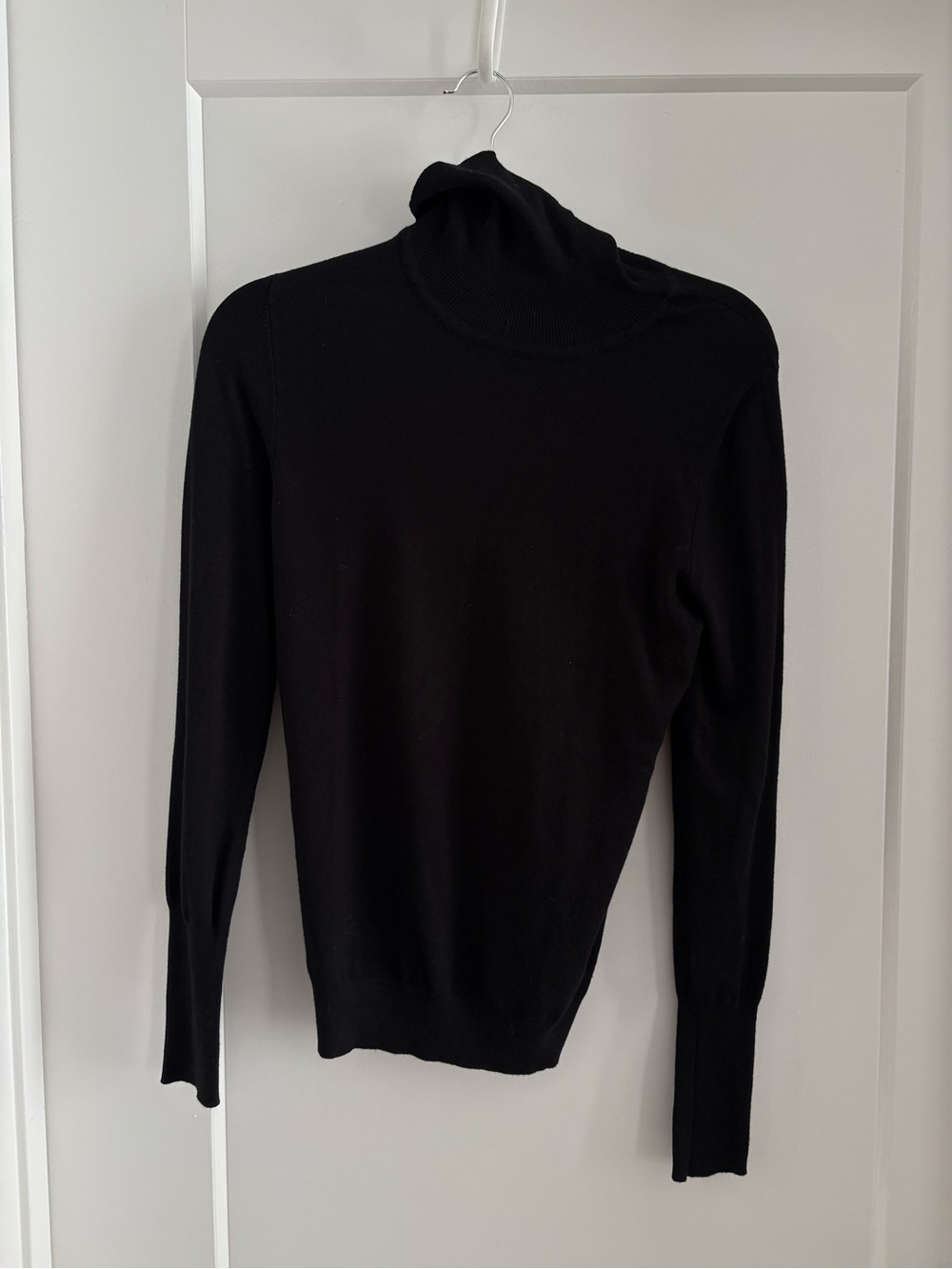 Susina Black Turtleneck Sweater
